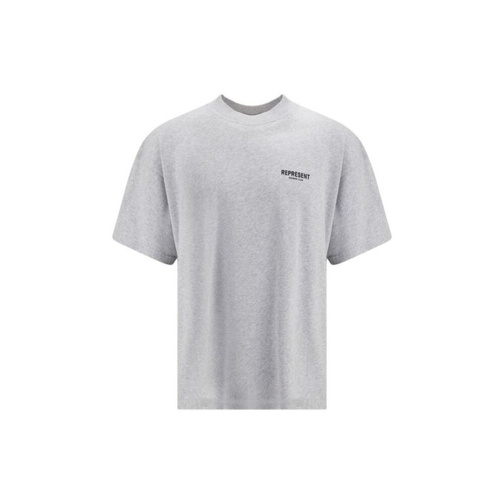 Represent Gray Cotton Men's T-Shirt